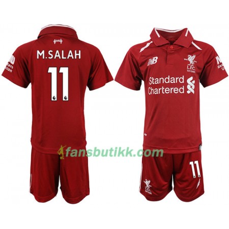 Fotballdrakt Liverpool M.SALAH 11 Barn Hjemmetrøye 2018-2019 Kortermet